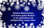 Schöne Weihnachten und einen guten Rutsch in ein gesundes und erfolgreiches neues Jahr!